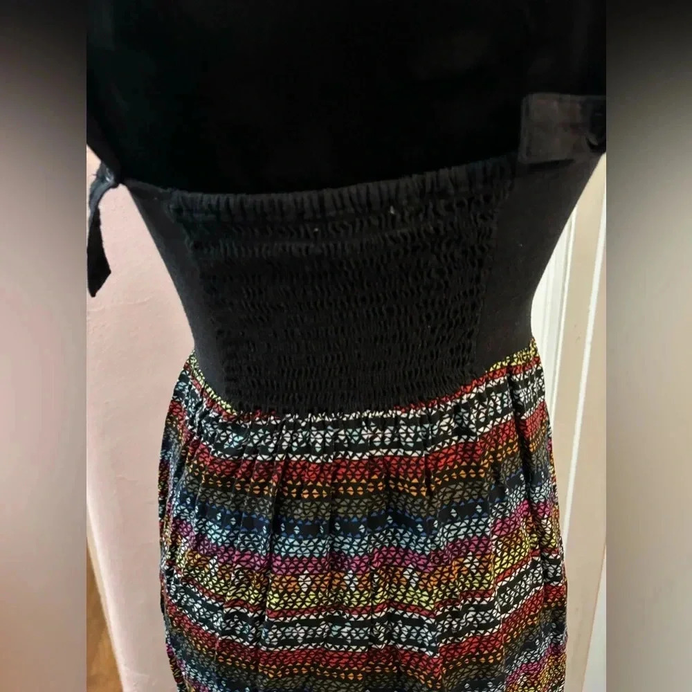 MUDD Black Multicolor Maxi dress M - Picture 6 of 10